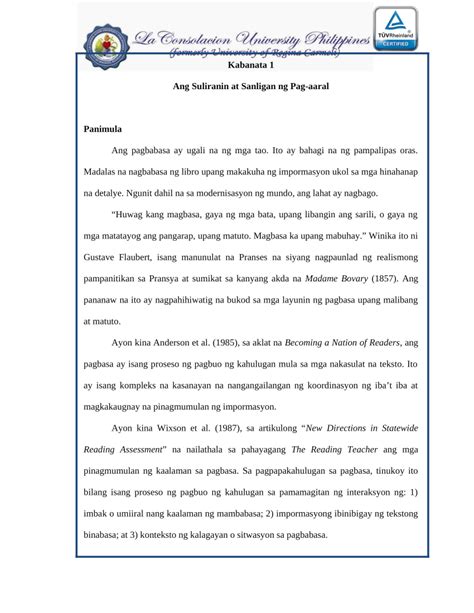 pananaliksik research paper example|(PDF) Epekto ng Kaalamang Bokabularyo sa Interes .